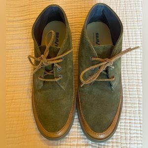 SeaVees Maslon Desert Boot, size 9.5, Surplus Olive Suede